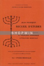Recueil d’études: Linguistique allemande et philologie germanique – Littérature médiévale (Vol. I: Etudes médiévales)