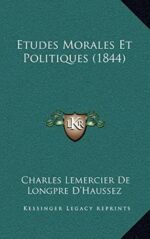 Etudes morales et politiques